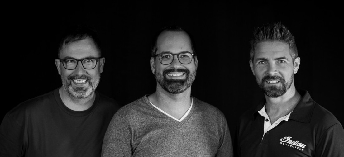 Das b-at Team: Tom, Ingo, Ivan